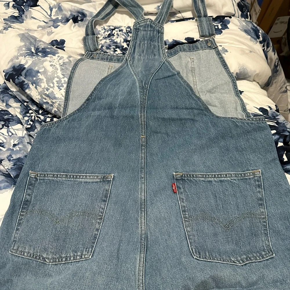 Levi's  Blue Denim Overalls - Picture 7 of 14